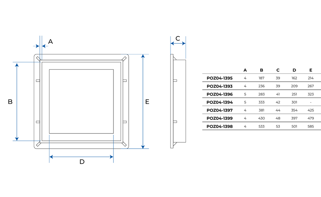 FRAMES FOR CATCH PITS (DAKOTA)