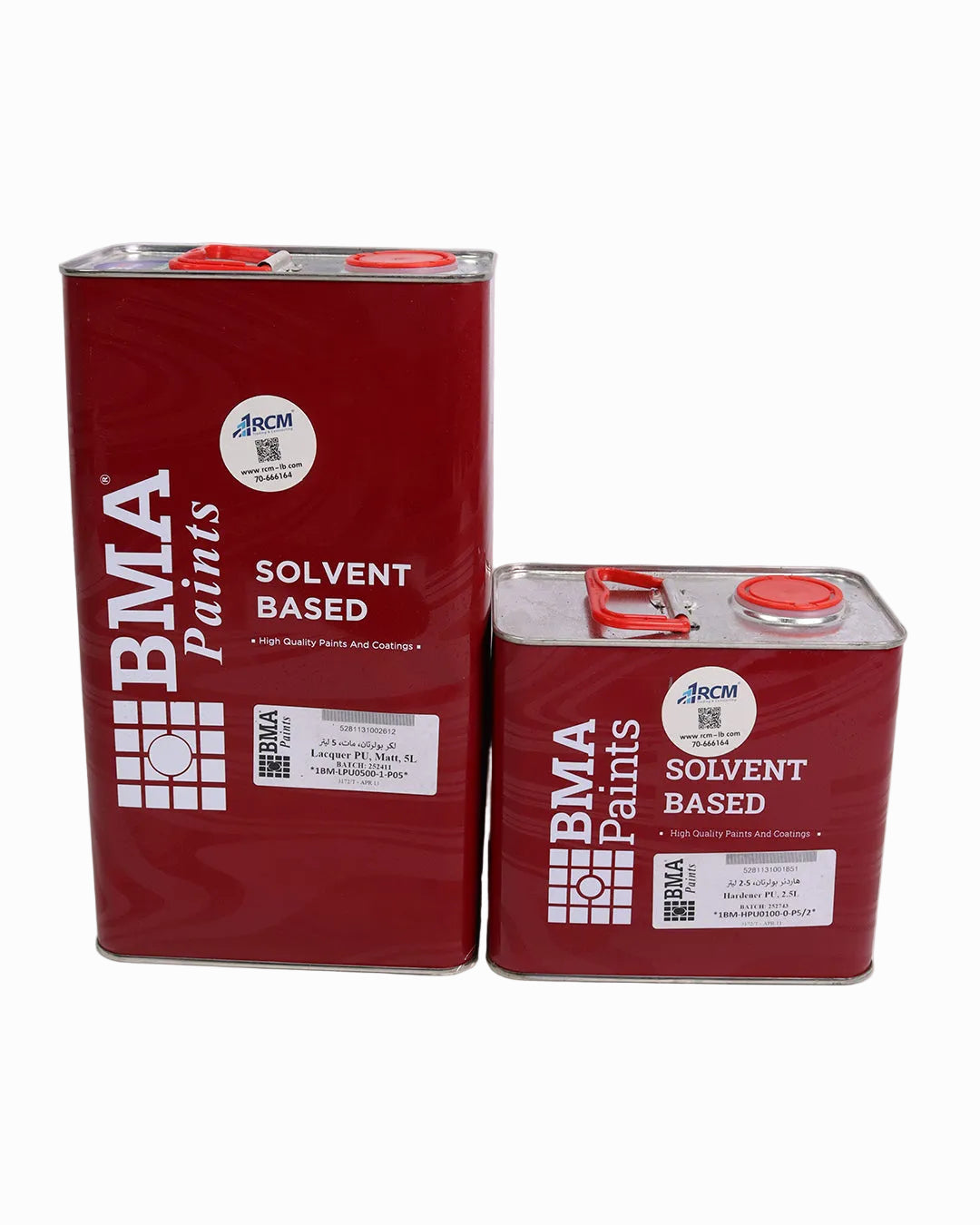 BMA 2K Polyurethane Lacquer – Matt Finish, 5 L with 2.5 L Hardener