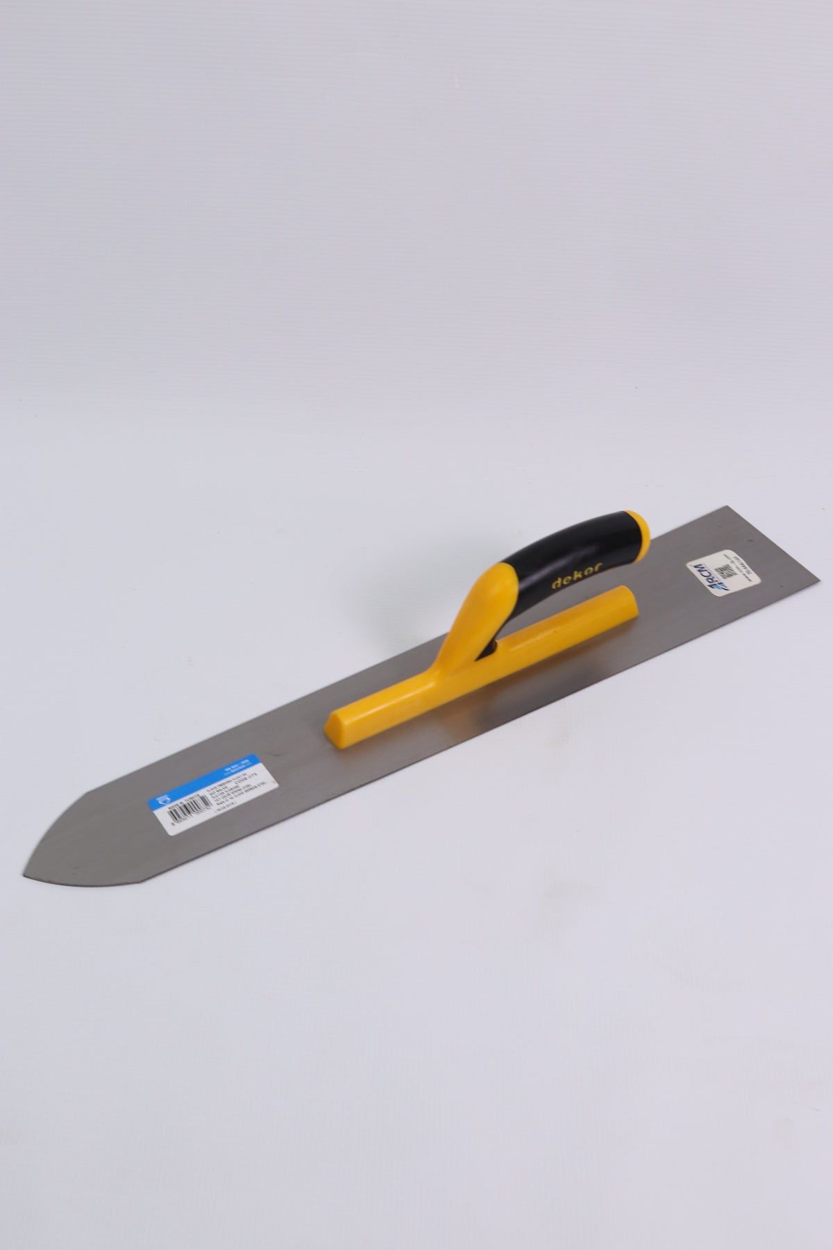 Dekor Steel Finishing Trowel – Yellow Handle