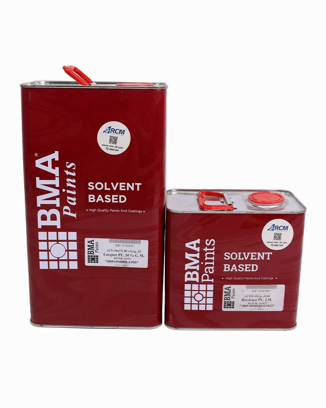BMA 2K Polyurethane Lacquer – 30% Gloss, 5 L with 2.5 L Hardener