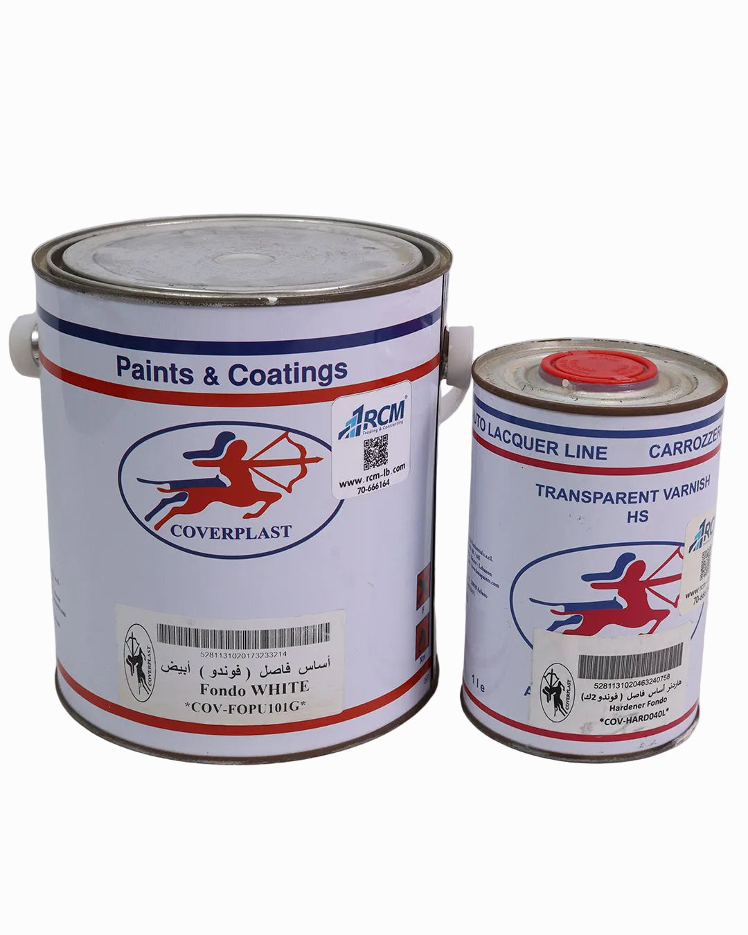 Coverplast Fondo White Primer – 4 L with Hardener
