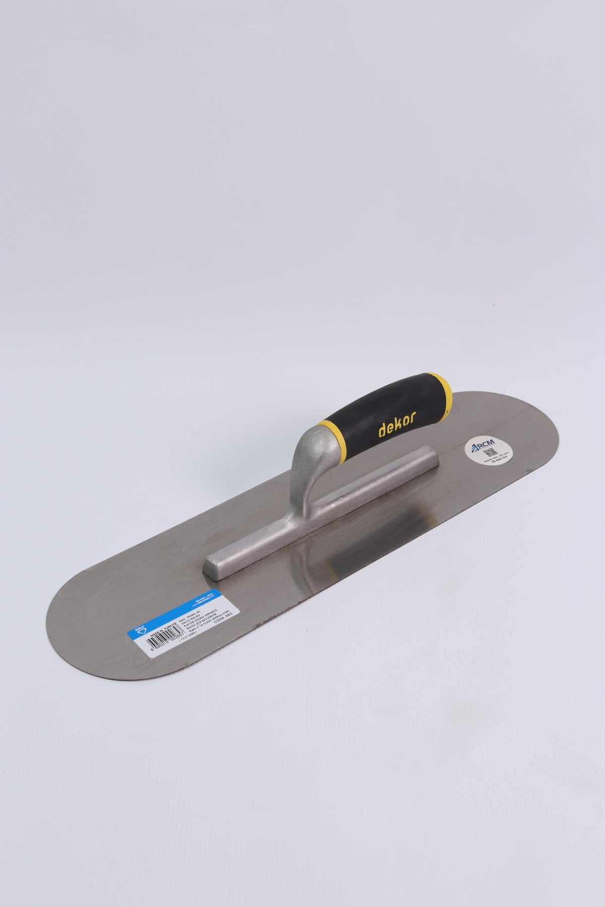 Dekor Finishing Trowel – Black & Yellow Handle