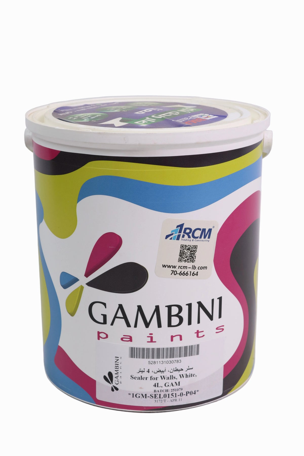 Gambini White Wall Sealer – 4 L