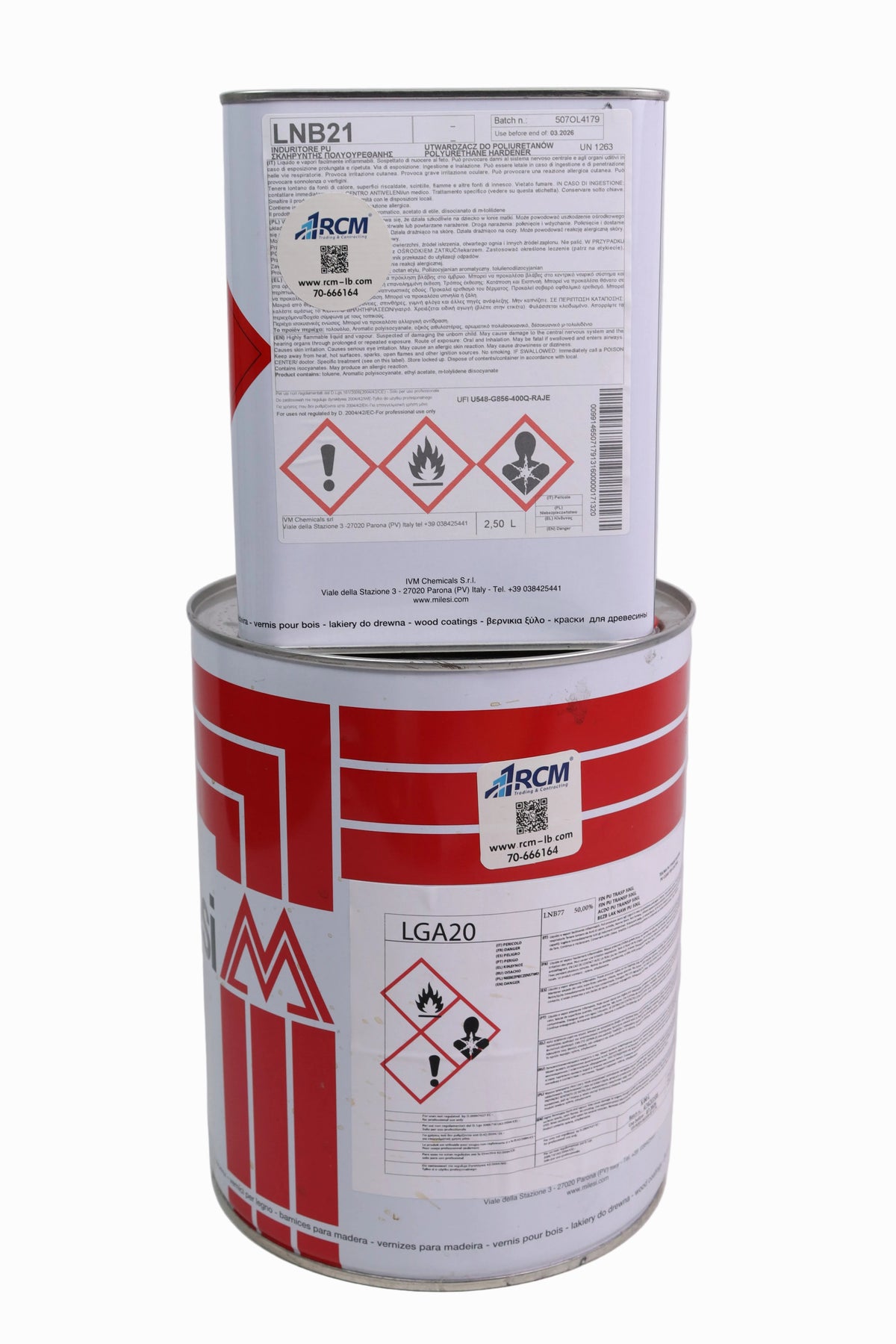 Milesi Polyurethane Lacquer – 50% Gloss, 1 Gallon