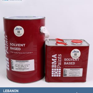 بويا بولرتان أبيض لميع مع منشف