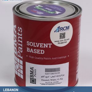 بويا فرشاية أبيض لميع