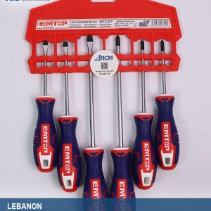 6 PCS طقم مفك براغي